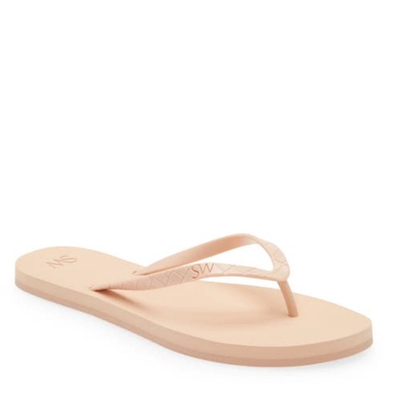Stuart Weitzman Rubber Flip Flops Size 11 - Picture 1 of 7